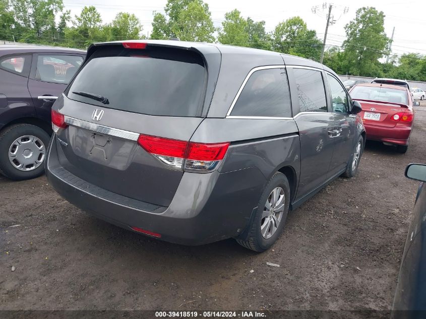 2015 Honda Odyssey Ex-L VIN: 5FNRL5H65FB100576 Lot: 39418519