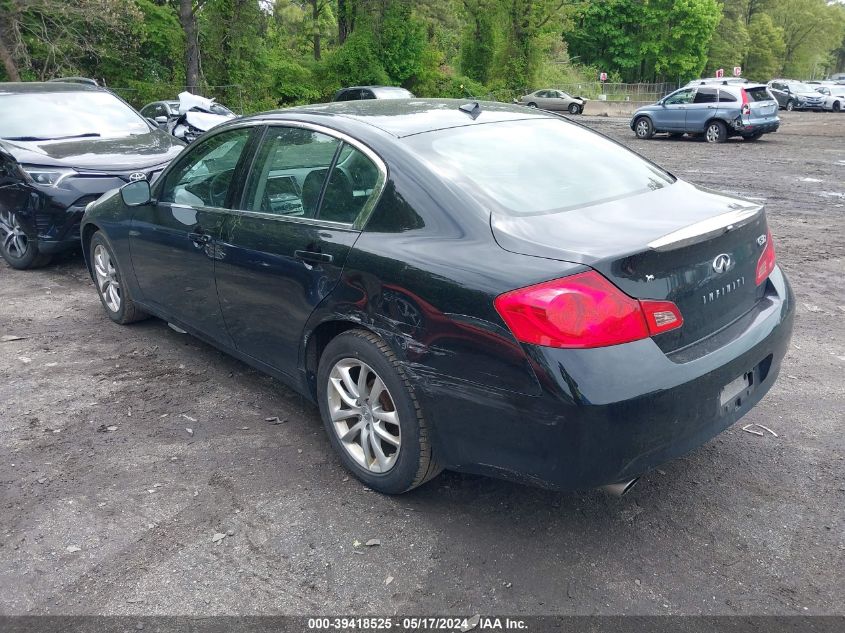 2009 Infiniti G37X VIN: JNKCV61FX9M365701 Lot: 39418525