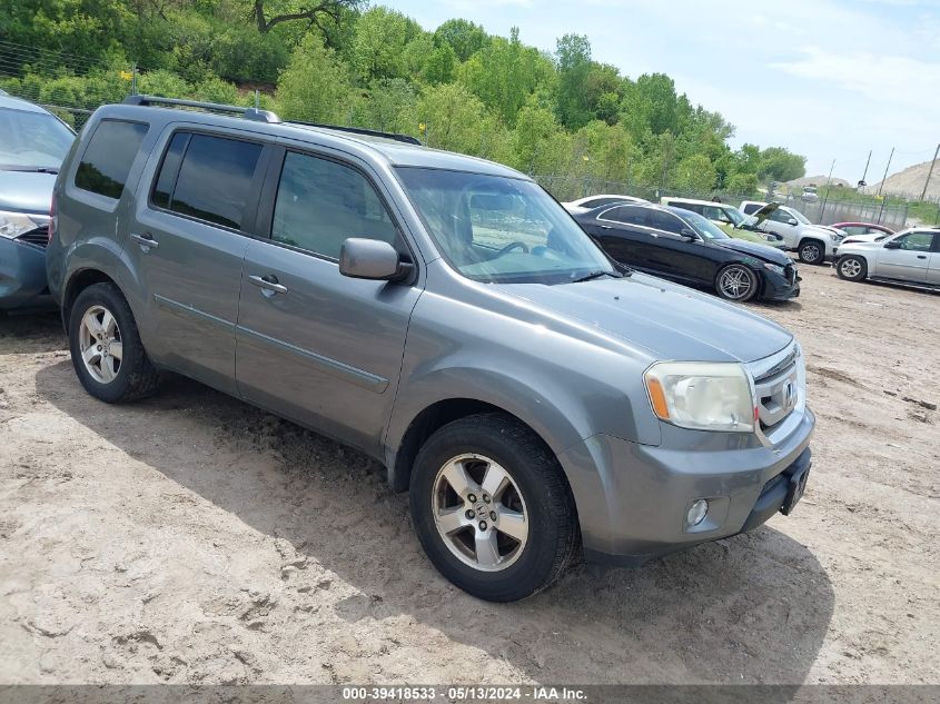 2009 Honda Pilot Ex-L VIN: 5FNYF48569B044396 Lot: 39418533