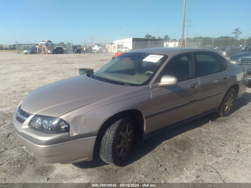 2001 Chevrolet Impala VIN: 2G1WF52EX19347804 Lot: 39418535