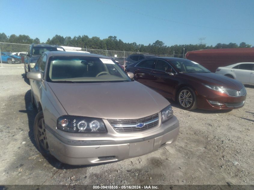 2001 Chevrolet Impala VIN: 2G1WF52EX19347804 Lot: 39418535