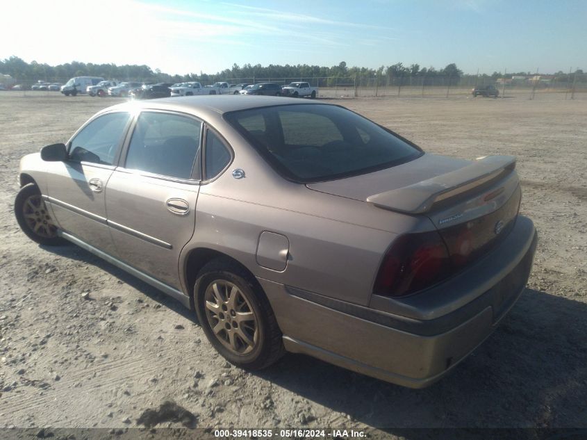 2001 Chevrolet Impala VIN: 2G1WF52EX19347804 Lot: 39418535