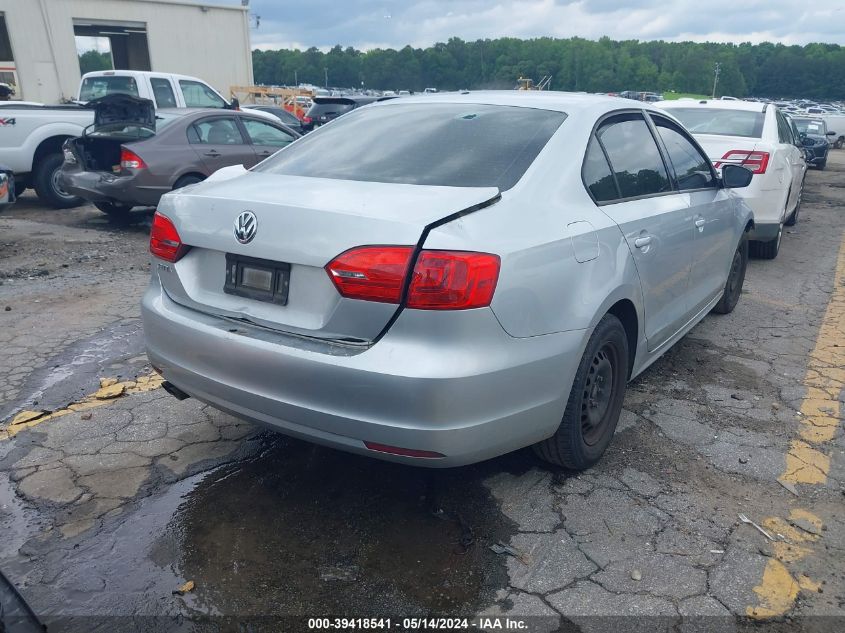 2014 VOLKSWAGEN JETTA S - 3VW2K7AJ1EM331982