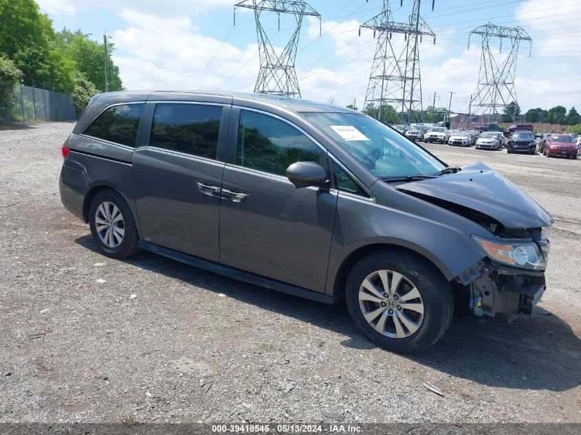 2016 Honda Odyssey Ex-L VIN: 5FNRL5H63GB036099 Lot: 39418545