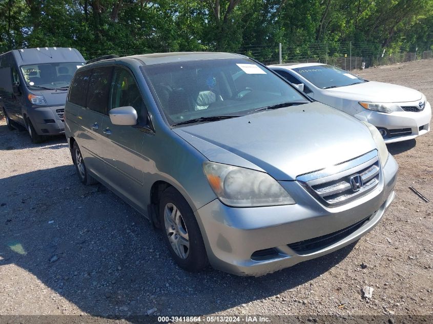 2007 Honda Odyssey Ex-L VIN: 5FNRL38667B045366 Lot: 39418564