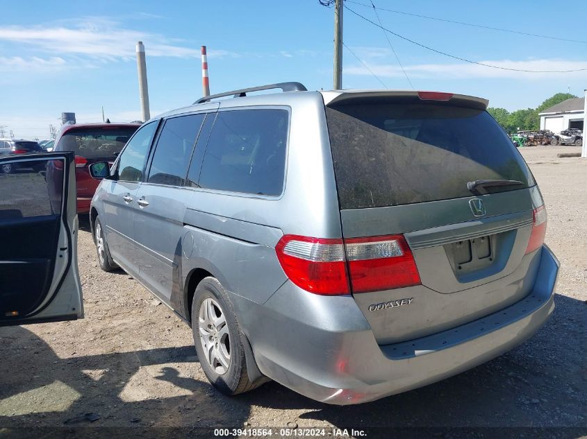 2007 Honda Odyssey Ex-L VIN: 5FNRL38667B045366 Lot: 39418564