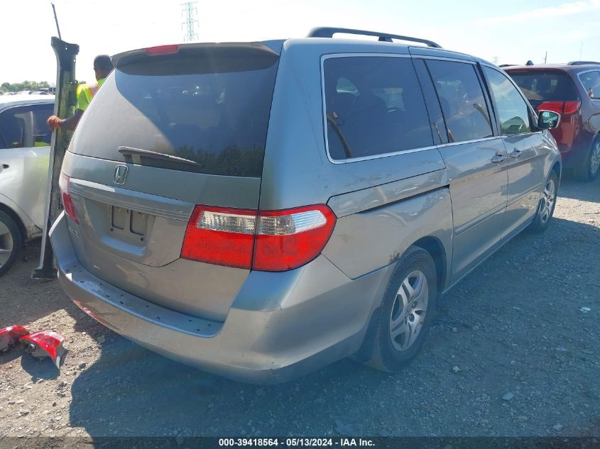 2007 Honda Odyssey Ex-L VIN: 5FNRL38667B045366 Lot: 39418564