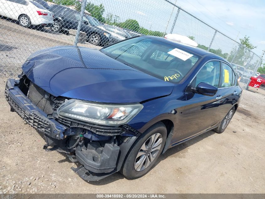 2013 Honda Accord Lx VIN: 1HGCR2F30DA268953 Lot: 39418592