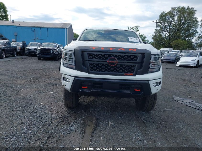 2023 Nissan Titan Pro-4X 4X4 VIN: 1N6AA1ED3PN111882 Lot: 39418598