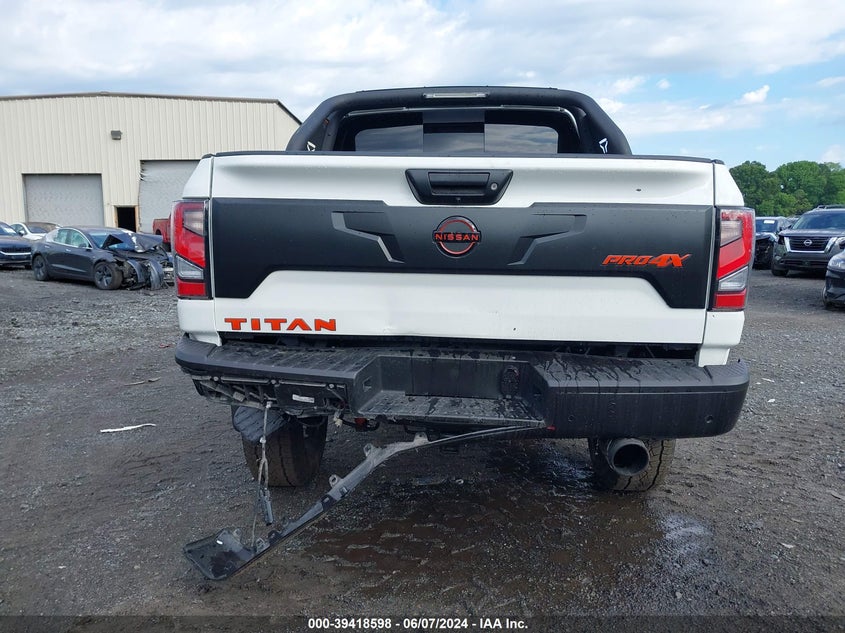 2023 Nissan Titan Pro-4X 4X4 VIN: 1N6AA1ED3PN111882 Lot: 39418598