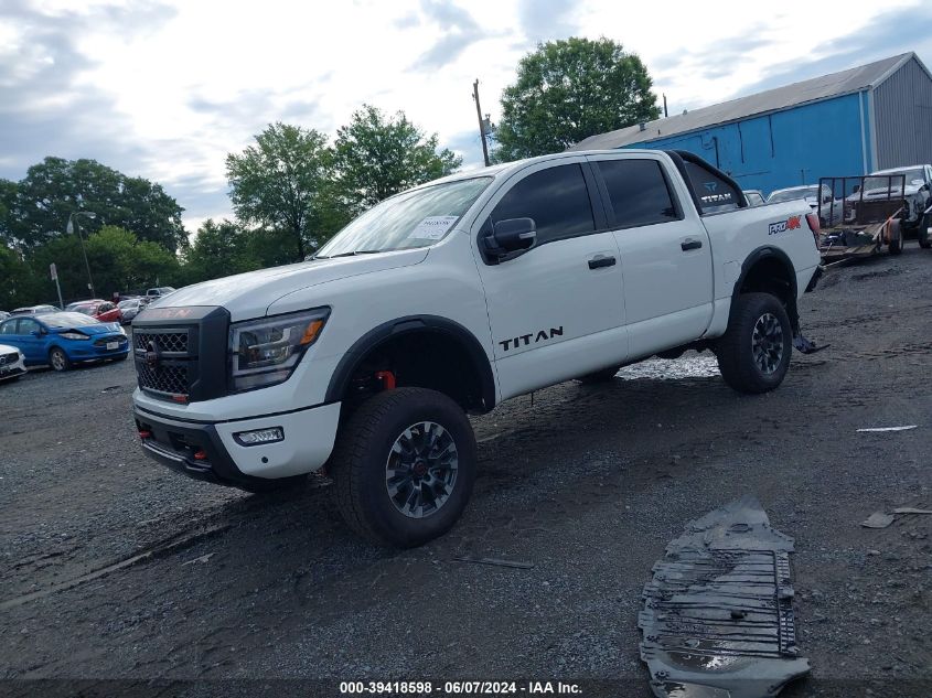 2023 Nissan Titan Pro-4X 4X4 VIN: 1N6AA1ED3PN111882 Lot: 39418598