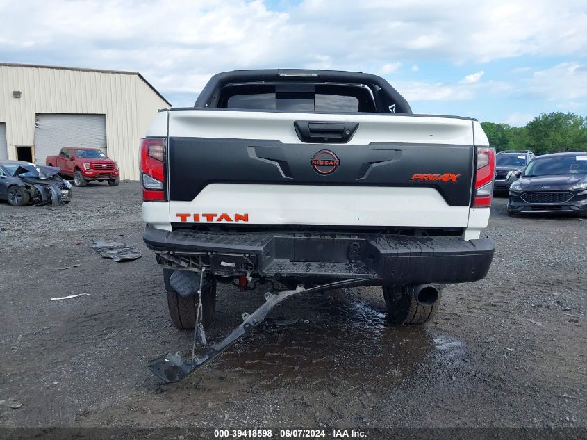 2023 Nissan Titan Pro-4X 4X4 VIN: 1N6AA1ED3PN111882 Lot: 39418598