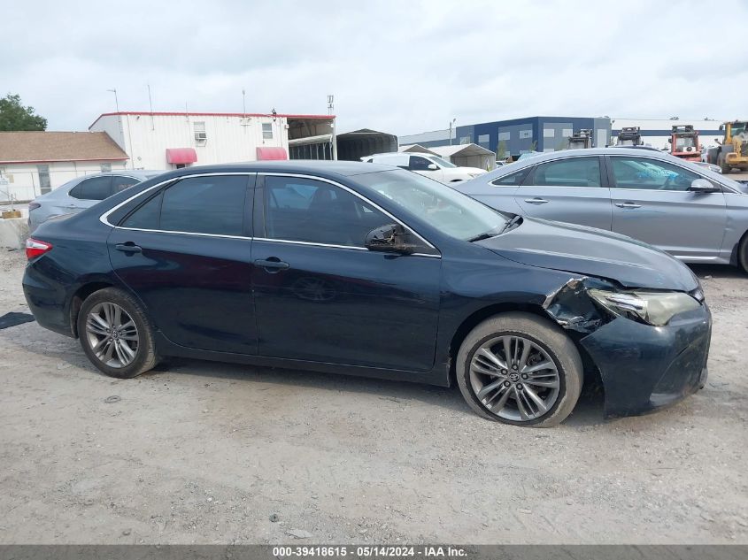 2016 Toyota Camry Se VIN: 4T1BF1FK3GU125790 Lot: 39418615