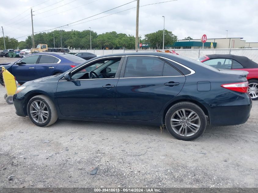 2016 Toyota Camry Se VIN: 4T1BF1FK3GU125790 Lot: 39418615