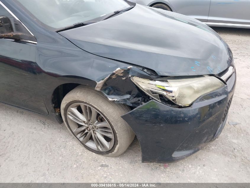 2016 Toyota Camry Se VIN: 4T1BF1FK3GU125790 Lot: 39418615