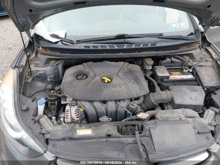 2012 Hyundai Elantra Limited VIN: 5NPDH4AE8CH146343 Lot: 39418618