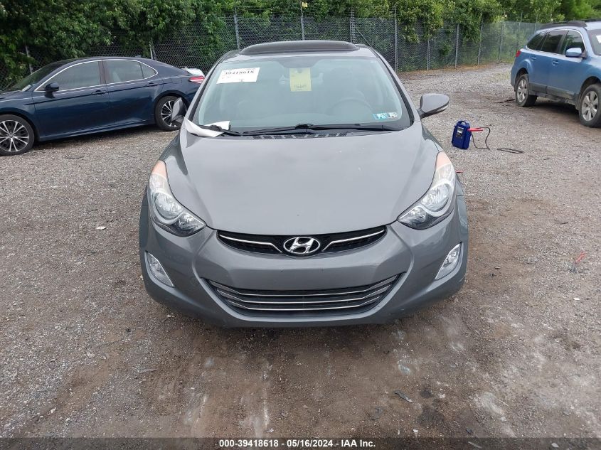 2012 Hyundai Elantra Limited VIN: 5NPDH4AE8CH146343 Lot: 39418618