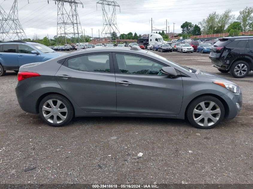 2012 Hyundai Elantra Limited VIN: 5NPDH4AE8CH146343 Lot: 39418618