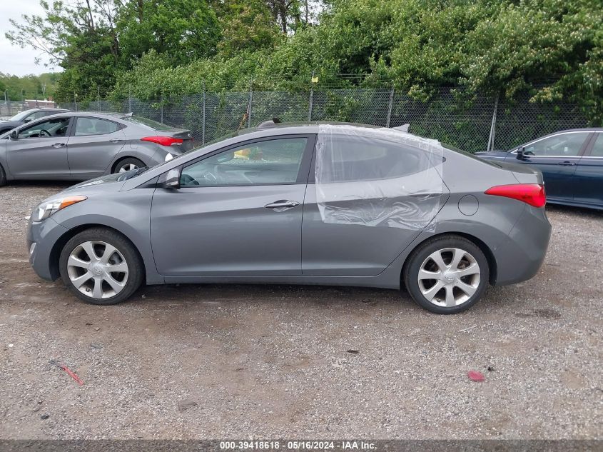 2012 Hyundai Elantra Limited VIN: 5NPDH4AE8CH146343 Lot: 39418618