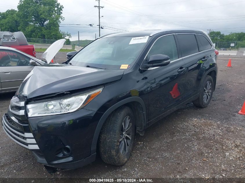 2017 Toyota Highlander Xle VIN: 5TDJZRFH4HS412992 Lot: 39418625