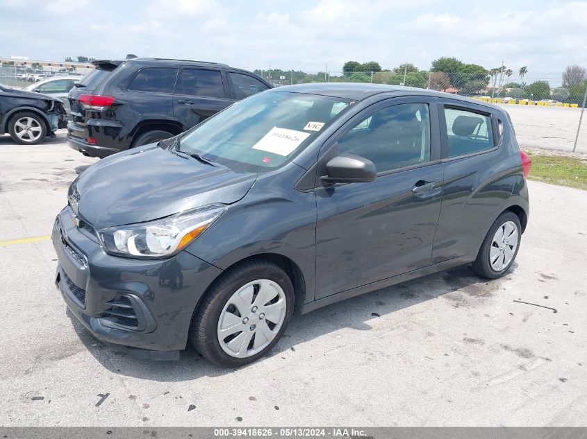 2017 Chevrolet Spark Ls Cvt VIN: KL8CB6SA4HC758409 Lot: 39418626