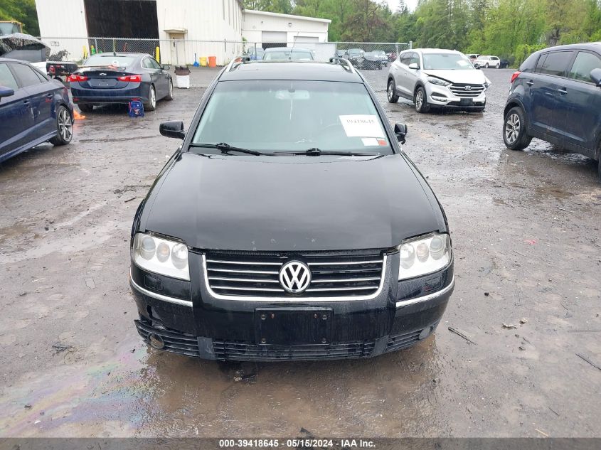 2002 Volkswagen Passat W8 4Motion VIN: WVWZK63B72E382972 Lot: 39418645