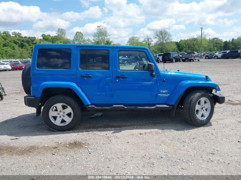 2012 Jeep Wrangler Unlimited Sahara VIN: 1C4HJWEG9CL152063 Lot: 39418646