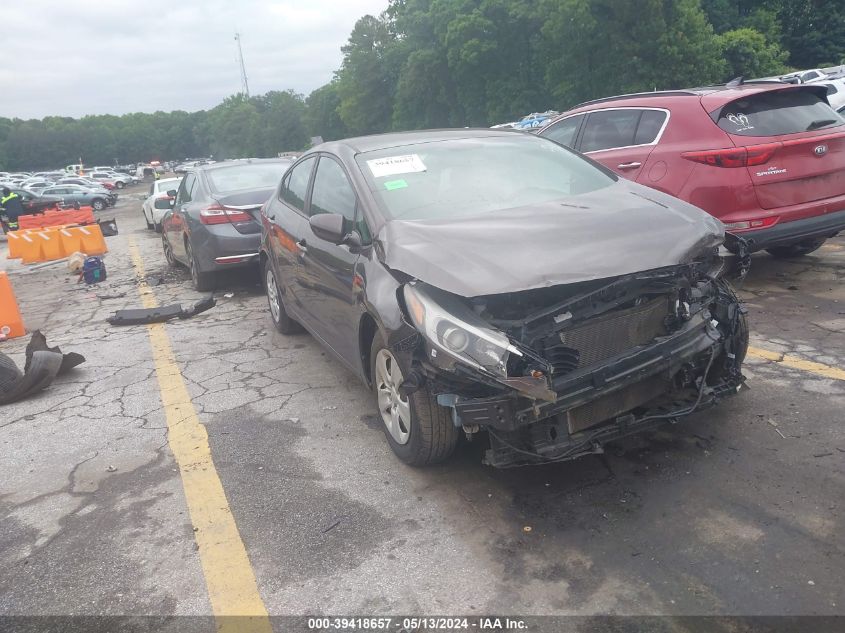 2017 Kia Forte Lx VIN: 3KPFK4A73HE137329 Lot: 39418657