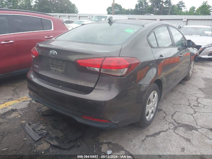 2017 Kia Forte Lx VIN: 3KPFK4A73HE137329 Lot: 39418657