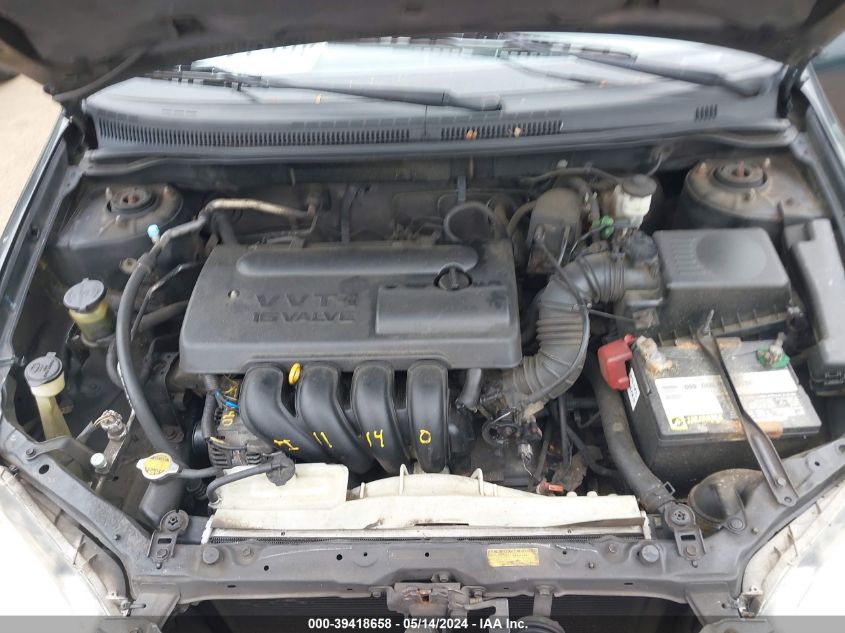 2004 Toyota Corolla Le VIN: 2T1BR32E54C280163 Lot: 39418658