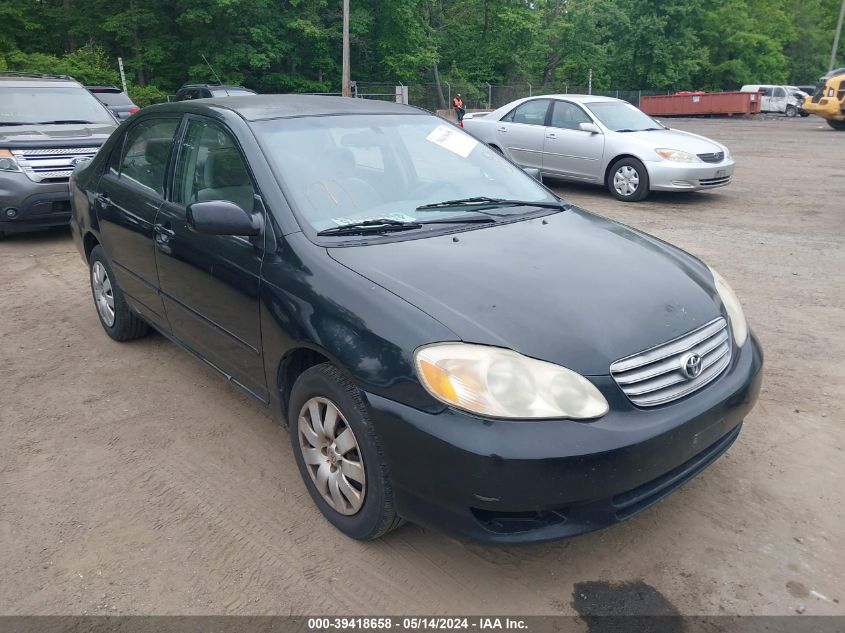 2004 Toyota Corolla Le VIN: 2T1BR32E54C280163 Lot: 39418658