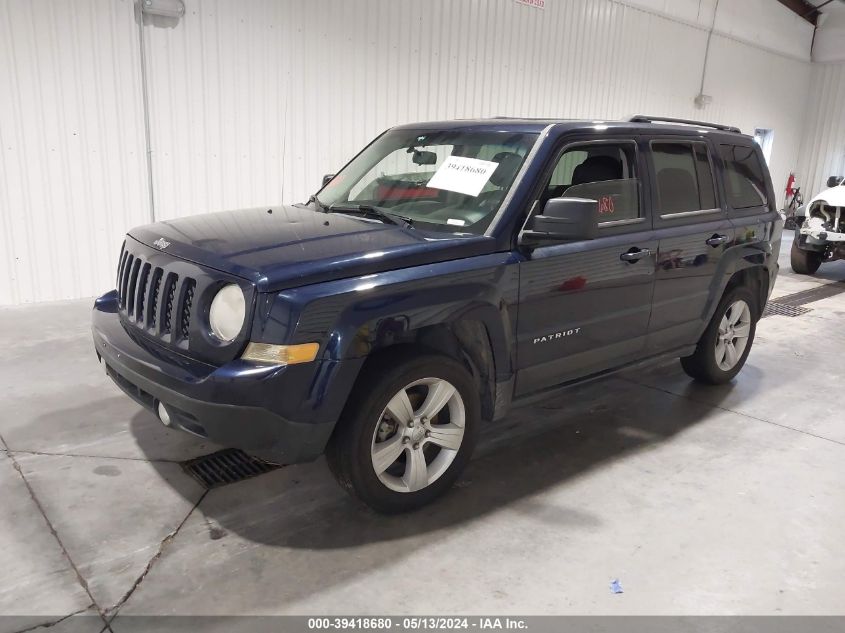 2013 Jeep Patriot Latitude VIN: 1C4NJPFB0DD208222 Lot: 39418680