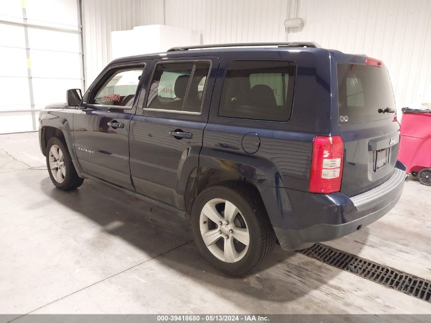 2013 Jeep Patriot Latitude VIN: 1C4NJPFB0DD208222 Lot: 39418680