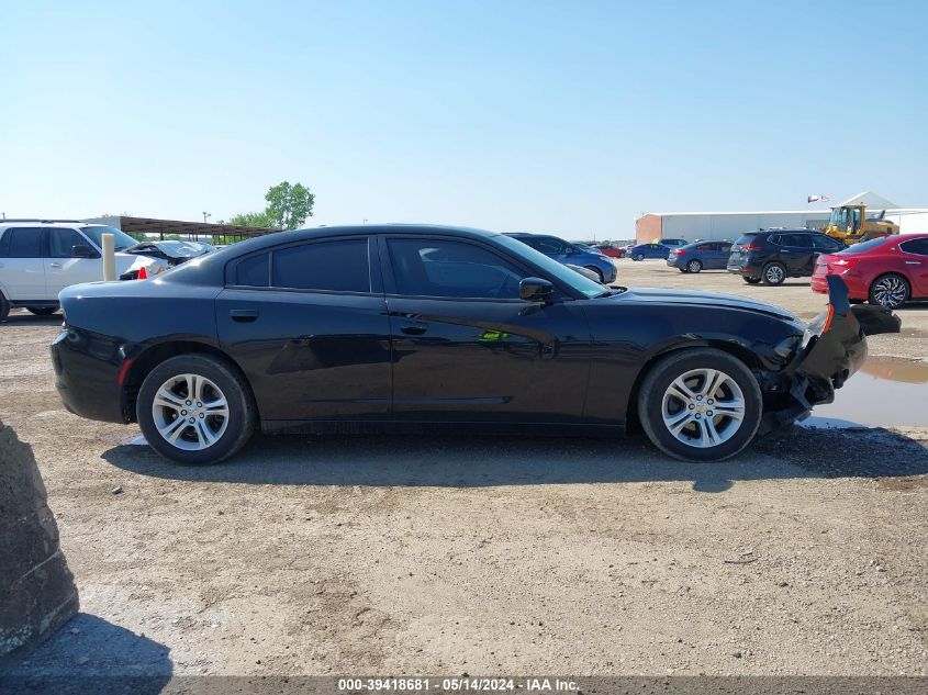 2020 Dodge Charger Sxt Rwd VIN: 2C3CDXBGXLH217595 Lot: 39418681