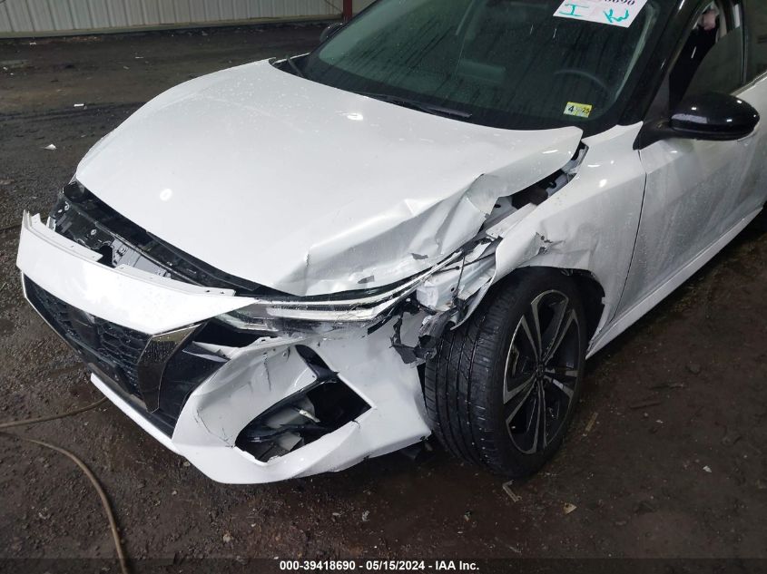 2020 Nissan Sentra Sr Xtronic Cvt VIN: 3N1AB8DV8LY225525 Lot: 39418690