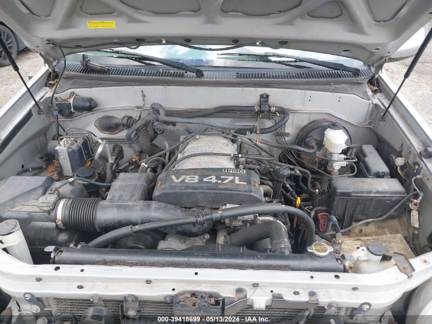 2002 Toyota Sequoia Limited V8 VIN: 5TDBT48A72S132502 Lot: 39418699