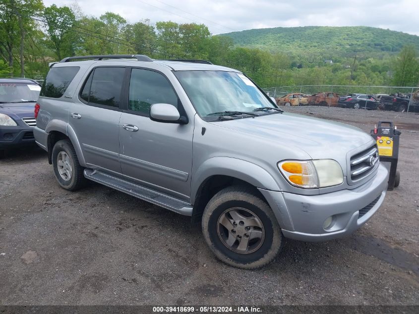 2002 Toyota Sequoia Limited V8 VIN: 5TDBT48A72S132502 Lot: 39418699