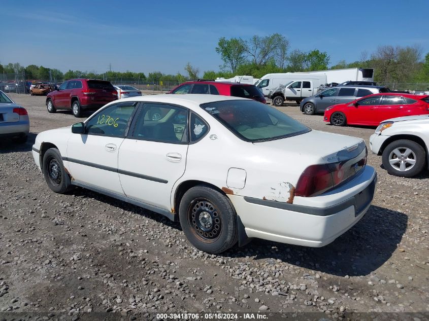 2003 Chevrolet Impala VIN: 2G1WF55K239346652 Lot: 39418706