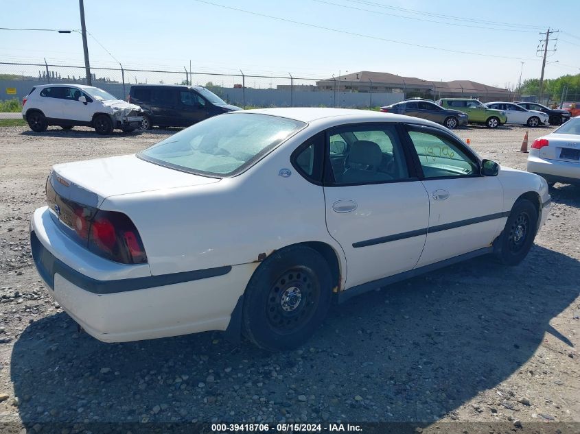 2003 Chevrolet Impala VIN: 2G1WF55K239346652 Lot: 39418706