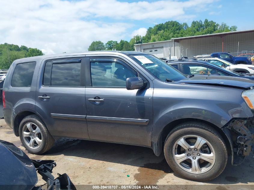2015 Honda Pilot Ex-L VIN: 5FNYF4H51FB041224 Lot: 39418707