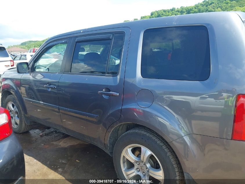 2015 Honda Pilot Ex-L VIN: 5FNYF4H51FB041224 Lot: 39418707