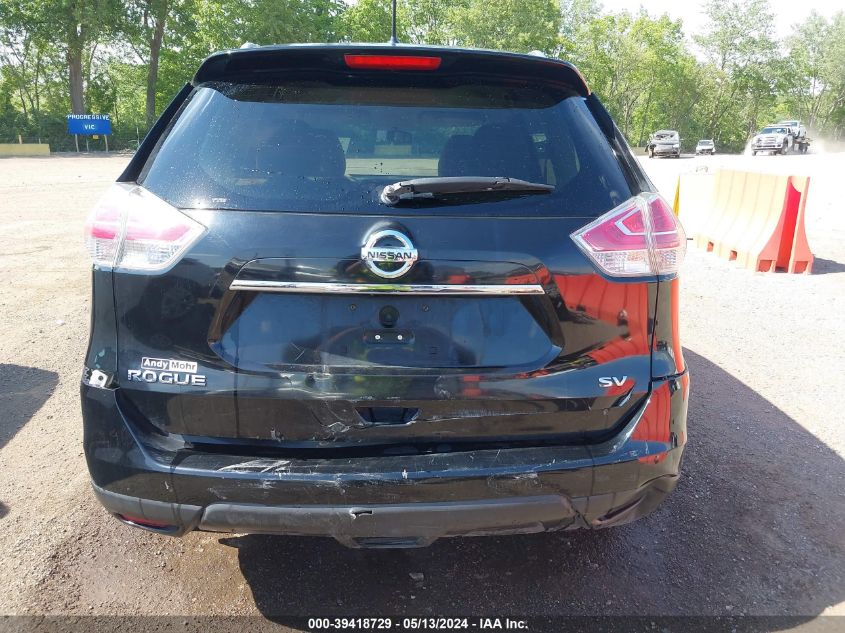 2015 Nissan Rogue Sv VIN: KNMAT2MT0FP562041 Lot: 39418729