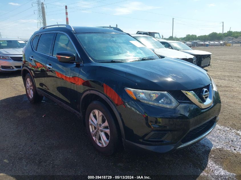 2015 Nissan Rogue Sv VIN: KNMAT2MT0FP562041 Lot: 39418729