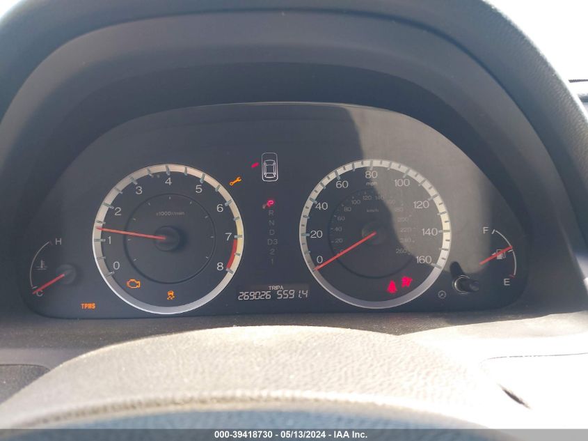 2011 Honda Accord 2.4 Ex-L VIN: 1HGCS1B81BA001429 Lot: 39418730