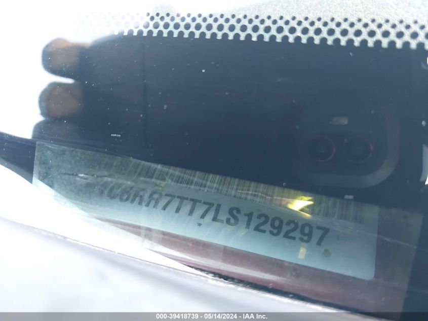 2020 Ram 1500 Classic Slt 4X4 6'4 Box VIN: 1C6RR7TT7LS129297 Lot: 39418739