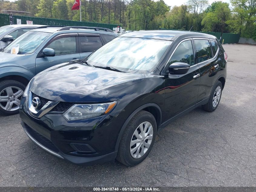 2015 Nissan Rogue S VIN: KNMAT2MT1FP516296 Lot: 39418748