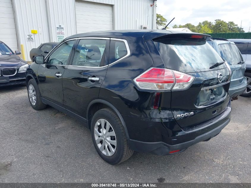 2015 Nissan Rogue S VIN: KNMAT2MT1FP516296 Lot: 39418748