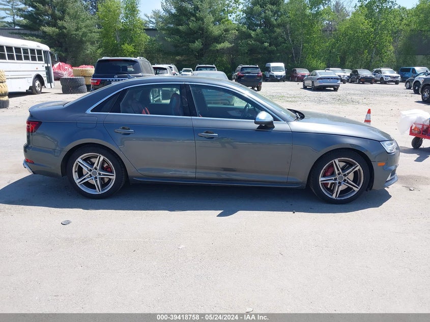 2018 AUDI S4 3.0T PREMIUM PLUS - WAUB4AF49JA121440