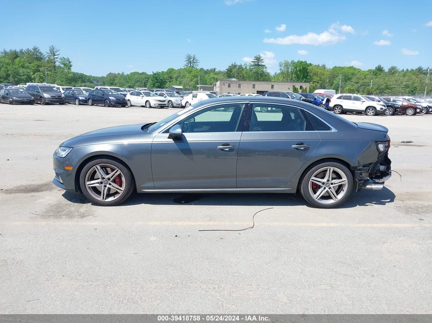 2018 AUDI S4 3.0T PREMIUM PLUS - WAUB4AF49JA121440