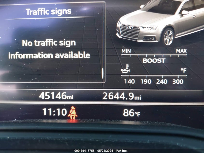 2018 AUDI S4 3.0T PREMIUM PLUS - WAUB4AF49JA121440